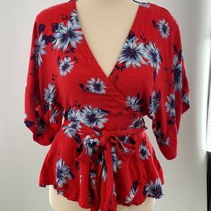 Flowy Flower Blouse